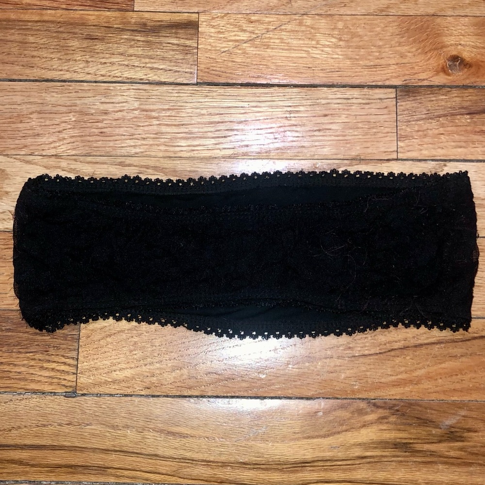 Brandy Melville black lace bandeau, Medium - Picture 2 of 5